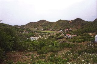 aaron island in the background