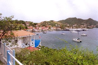 aaron island in the background