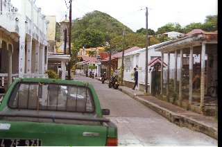 aaron island in the background