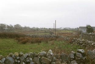 stonewalls in a rough nature